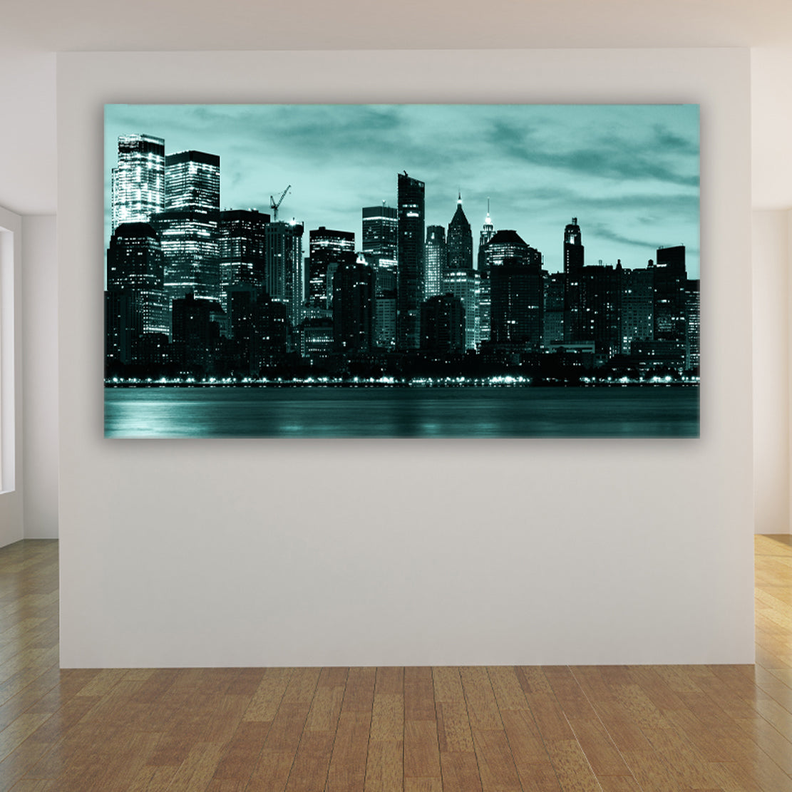 Wandbild Kunstwerk New York Manhattan Skyline, USA