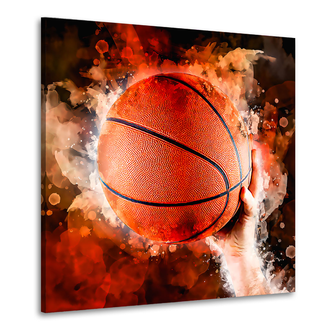 Wandbild Kunstwerk Basketball Let´s Play